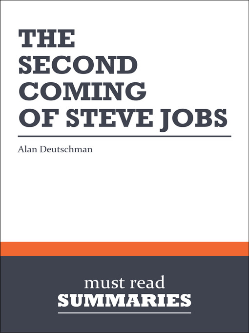 Cover image for The Second Coming of Steve Jobs - Alan Deutschman